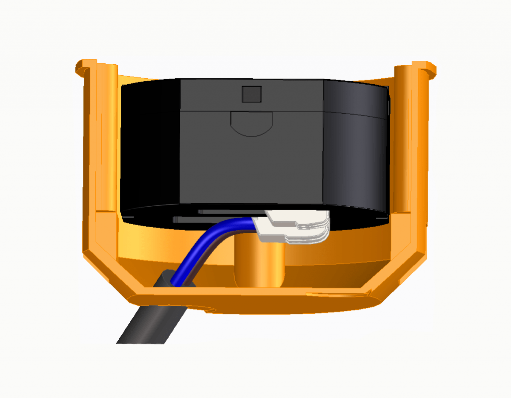 Unterputz Netzteil mit Federkraftklemmen